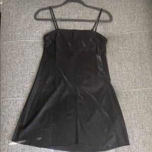 Black Sparkly Mini Dress